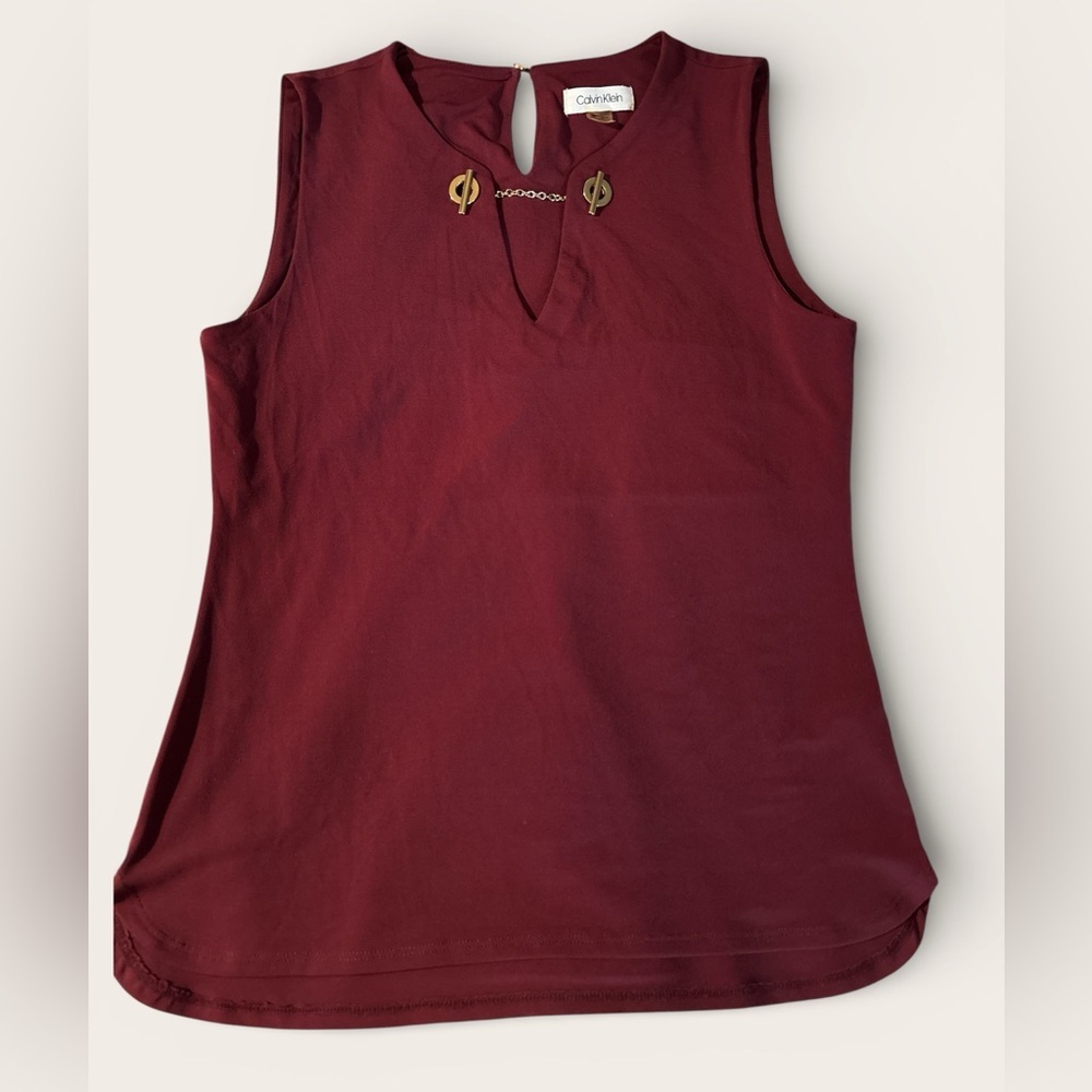 Calvin Klein Deep Red Tank Top